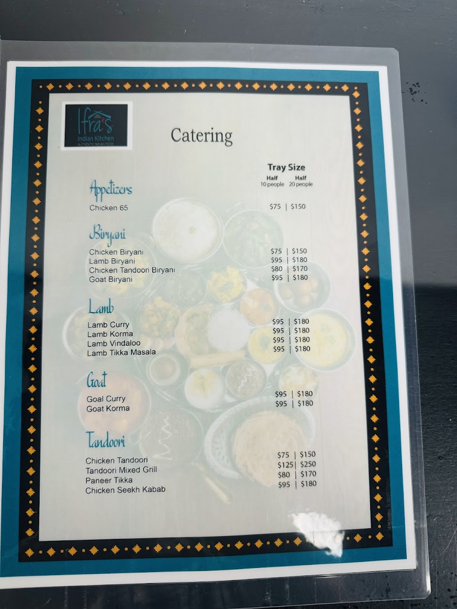 Menu Ifra’S Indian Kitchen-6